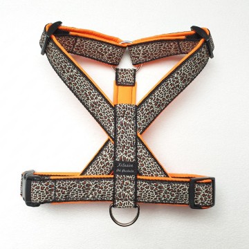 Zwart band neon oranje voering