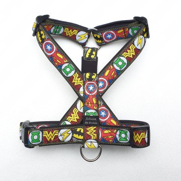 Legergroen band zwarte voering