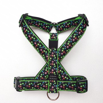 Lime band zwarte voering