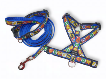 Kobalt band zwarte voering