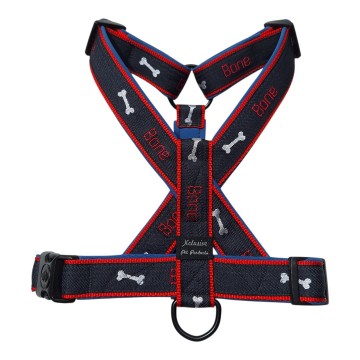 Rood band jeans voering