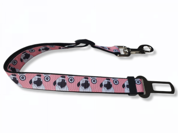 Autogordel pugs pink