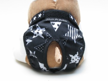 Loopsheidbroekje black stars