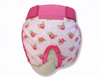 Loopsheidbroekje pink rose 1