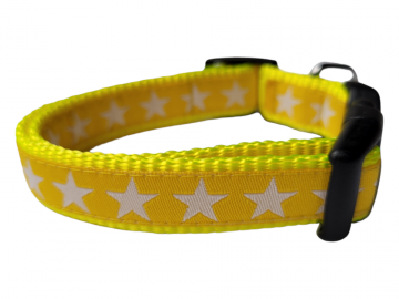 Neon geel puppybandje deluxe