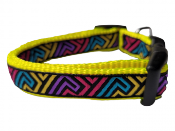 Neon geel puppybandje deluxe