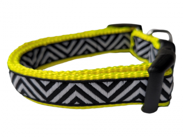 Neon geel puppybandje deluxe