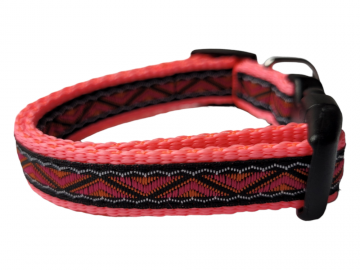 Neon roze puppybandje deluxe