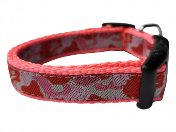 Neon roze puppybandje deluxe