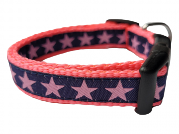 Neon roze puppybandje deluxe
