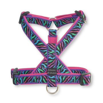 Paars band fuchsia voering