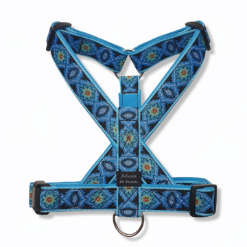 Sky blauw band aqua blauw voering