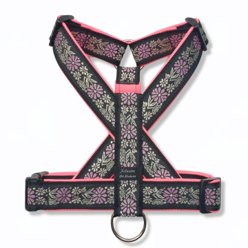 Zwart band neon roze voering