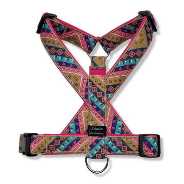 Camel band fuchsia voering