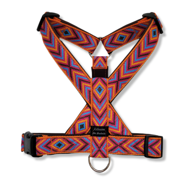 Oranje band donkerbruine voering