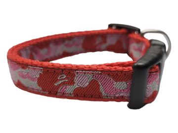 Rood puppybandje deluxe